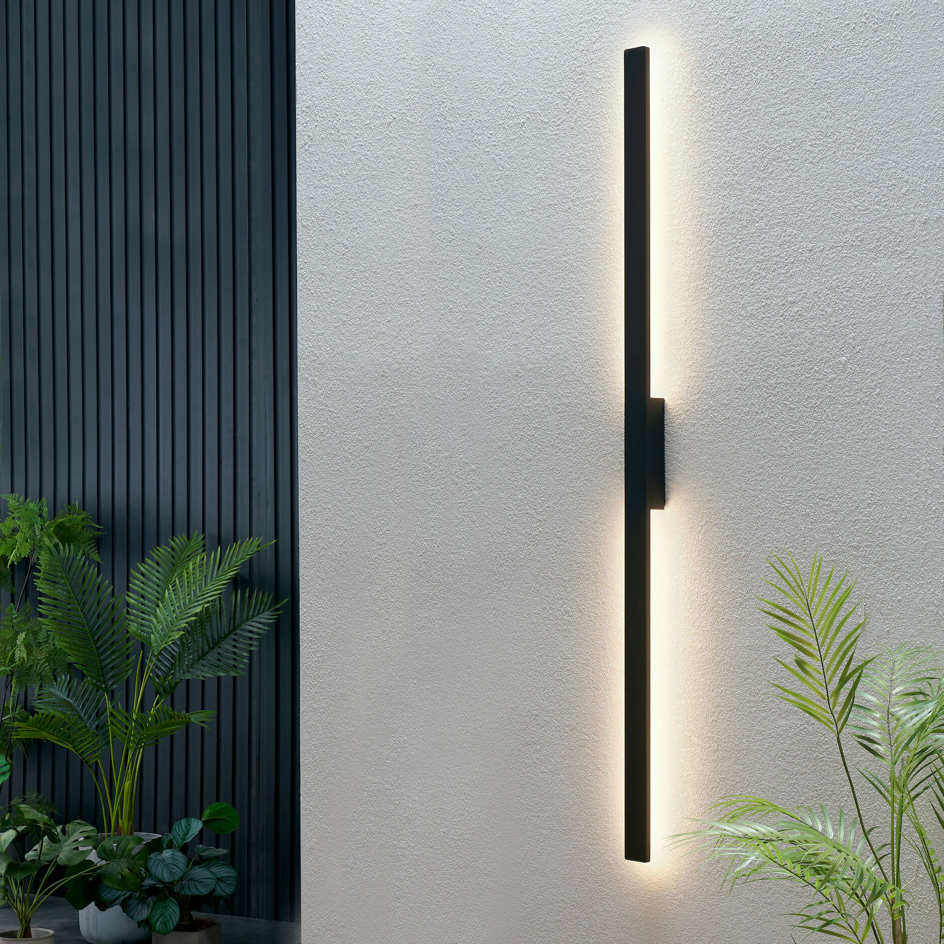 Lampada Da Parete Nera Lunga 144 Cm Sambai Tutte Le Nostre Lampade 